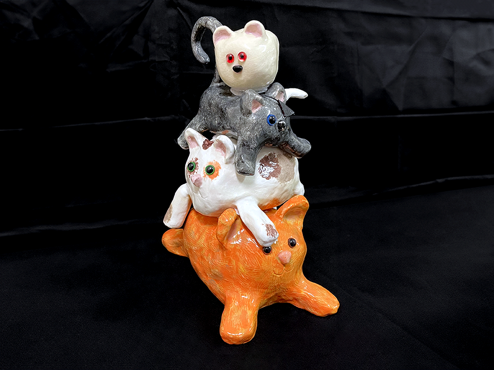 Cat Stack - Evelyn Mitchell
